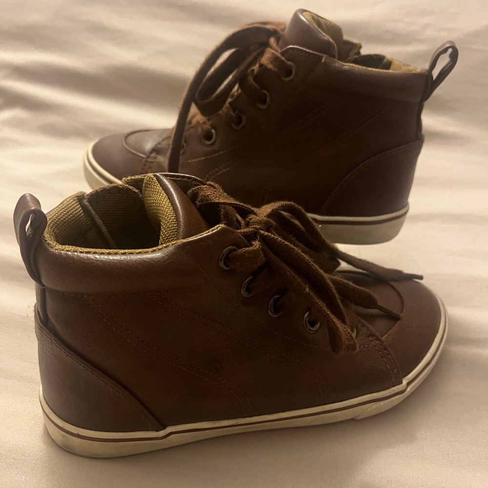 Target Brown Kids High-Top Sneakers